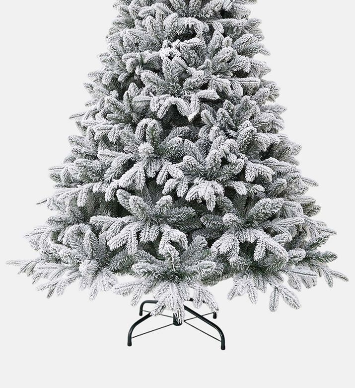 Home Deco and More Snowy Mixed Flocked Tree, White, 240-cm, Packshot View