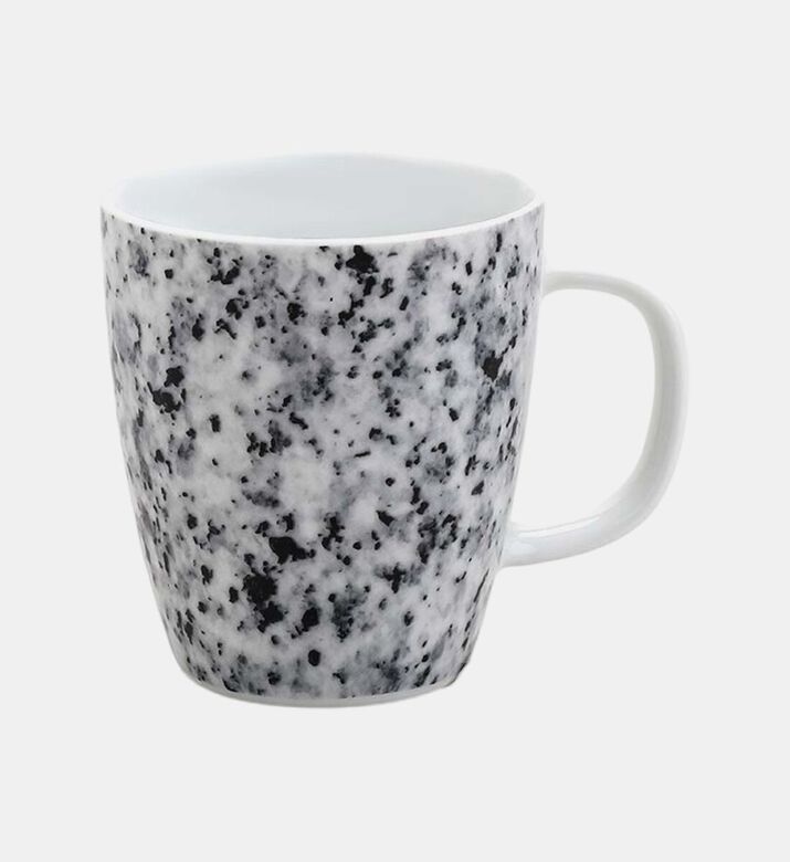 Salt and Pepper Masonry Porcelain Granite Mug, Packshot View Salt and Pepper Masonry Porcelain Granite Mug, Packshot View