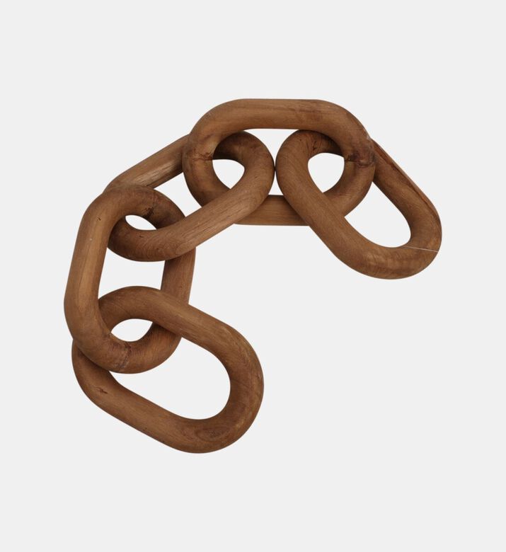 Home Deco and More Matt Decorative Chain, Brown, Packshot View