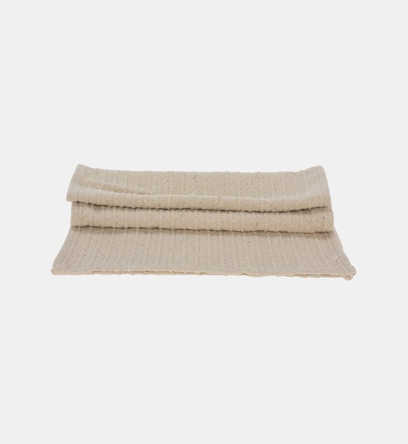 Cotton Ribbed Plaid Runner