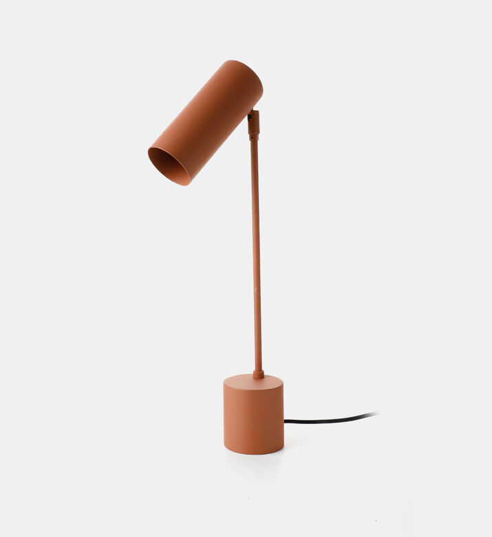 Home Deco and More Scoopy 2 Pin Table Lamp, Terracotta, Packshot View