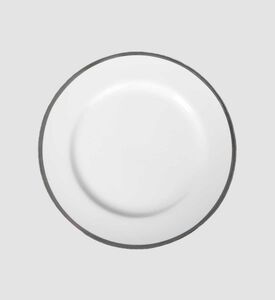 Home Deco and More Silver-rimmed Presentation Plate - 31 Cm, Packshot View