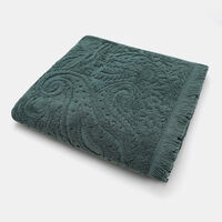 Fabric Embroidered Fringes Towel