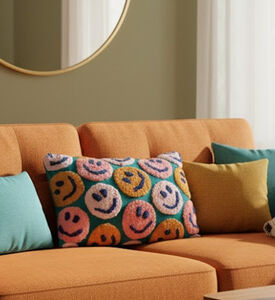 Kersten Smiley Cotton Cushion, Packshot View