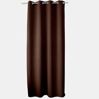 Obscur Solid Round Eyelet Curtain