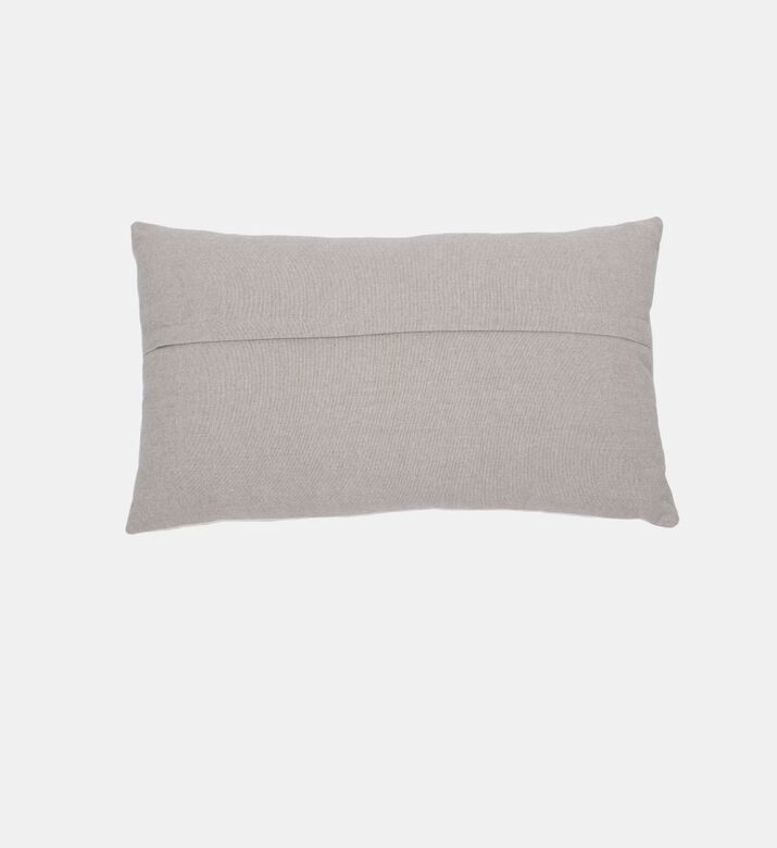 Amelia Floral Embroidered Linen Cushion 35x60 Cm