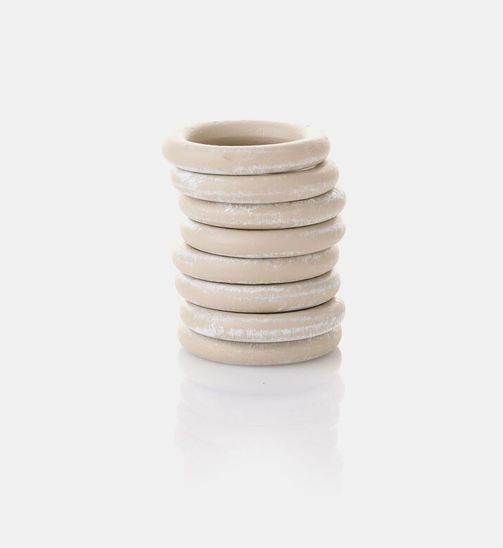 Mobois Pier Wooden Curtain Ring 10-piece Set, Packshot View