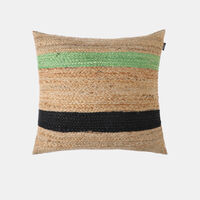Walis Jute Fabric Square Filled And Vaccumed Cushion