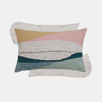 Baytona Cotton Rectangular Filled And Vaccumed Cushion