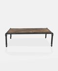 Recycled Wood Iron Coffee Table
