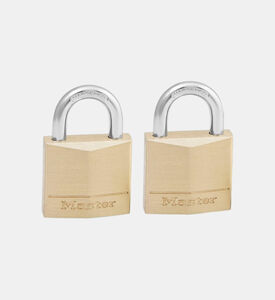 Steel Brass Padlocks 2-piece Set