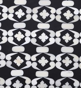 Chess Round Iron Coffee Table