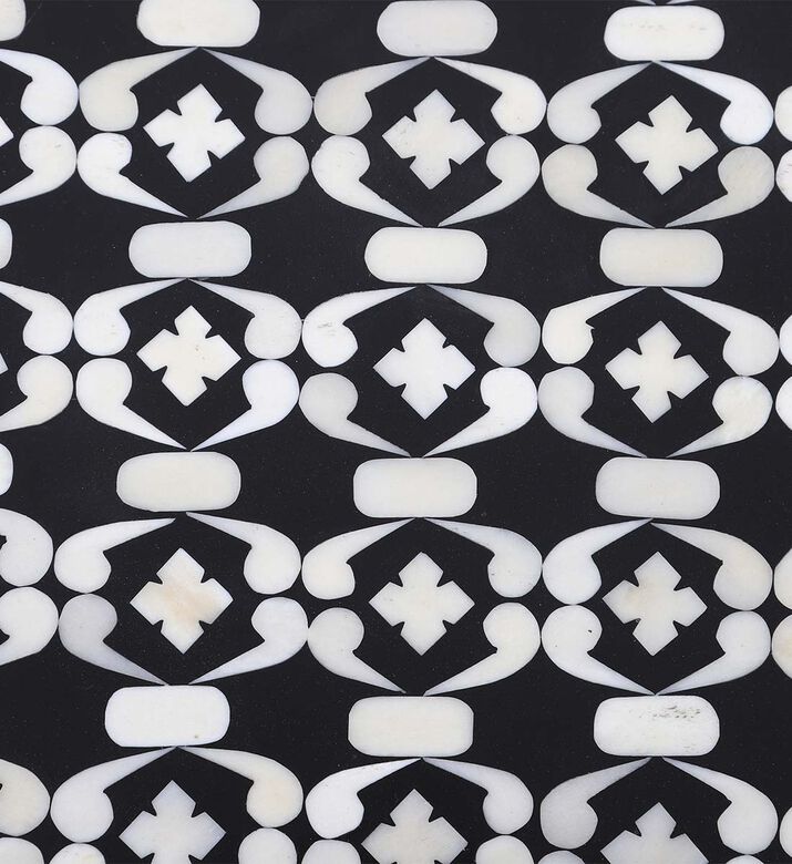 Chess Round Iron Coffee Table