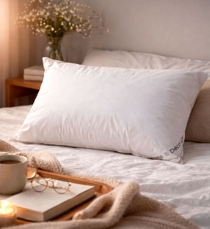 Home Deco and More Cotton Feather Duck Pillow 760-gr, Packshot View