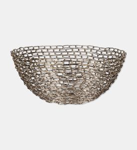 Home Deco and More Metallic Round-shape Bowl, Packshot View