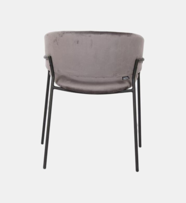 Home Deco and More Assia Dining Chair, Anthracite, Packshot View