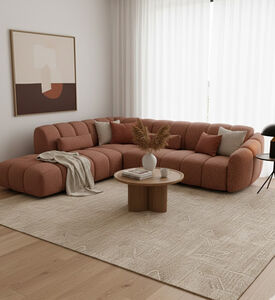 Home Deco and More Christy Corner Sofa Left, Packshot View