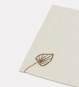 Home Deco and More Leaf Embroidered Napkin, Packshot View