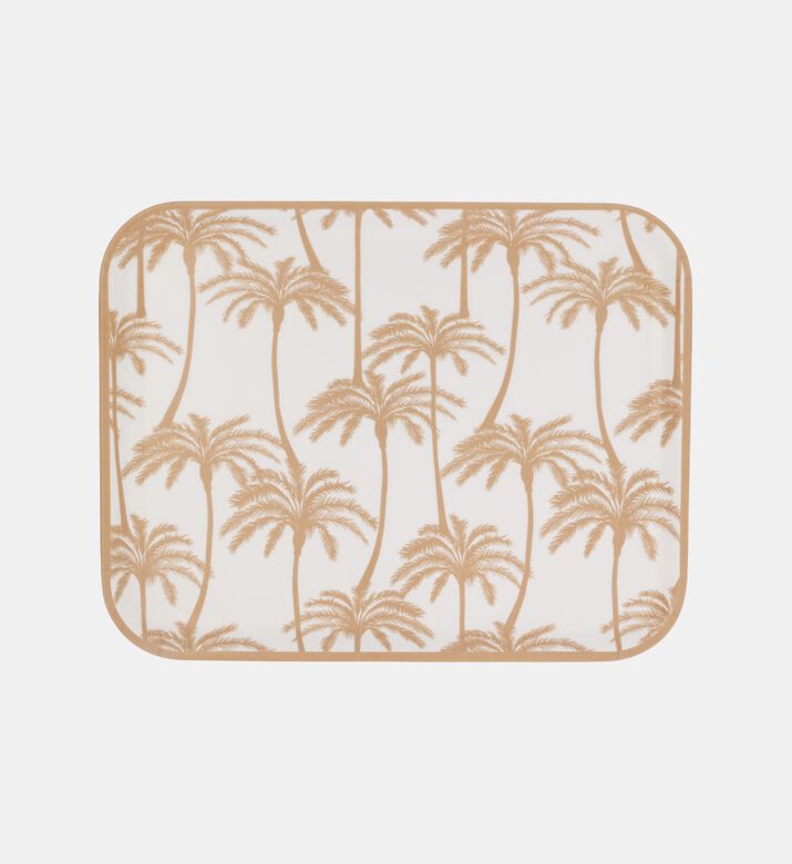 Melamine Palm Tree Design Serving Tray