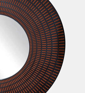 Home Deco and More Round Natural Mirror, Packshot View