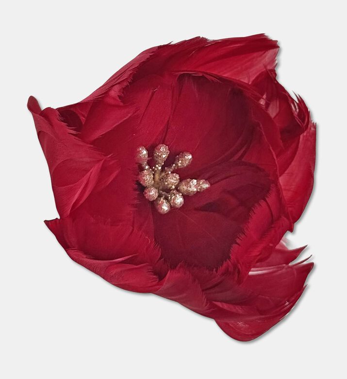 Shishi Feather Flower Bud Clip 8cm, Packshot View