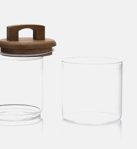 Storage Jar Storage Jar Set With Acacia Li