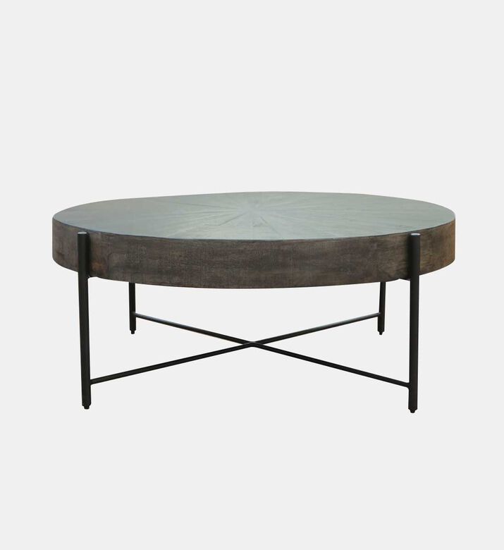 Mountain Round Wooden Coffee Table