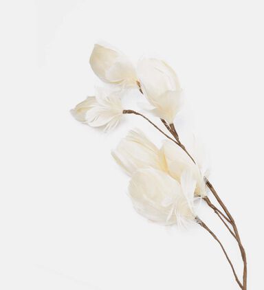Tulip Feather Faux-flower Ornament