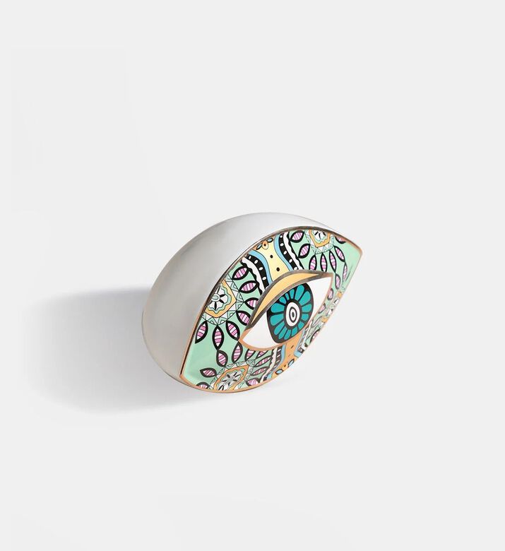 Home Deco and More Eye Arabesque Table Decoration Statue, Packshot View