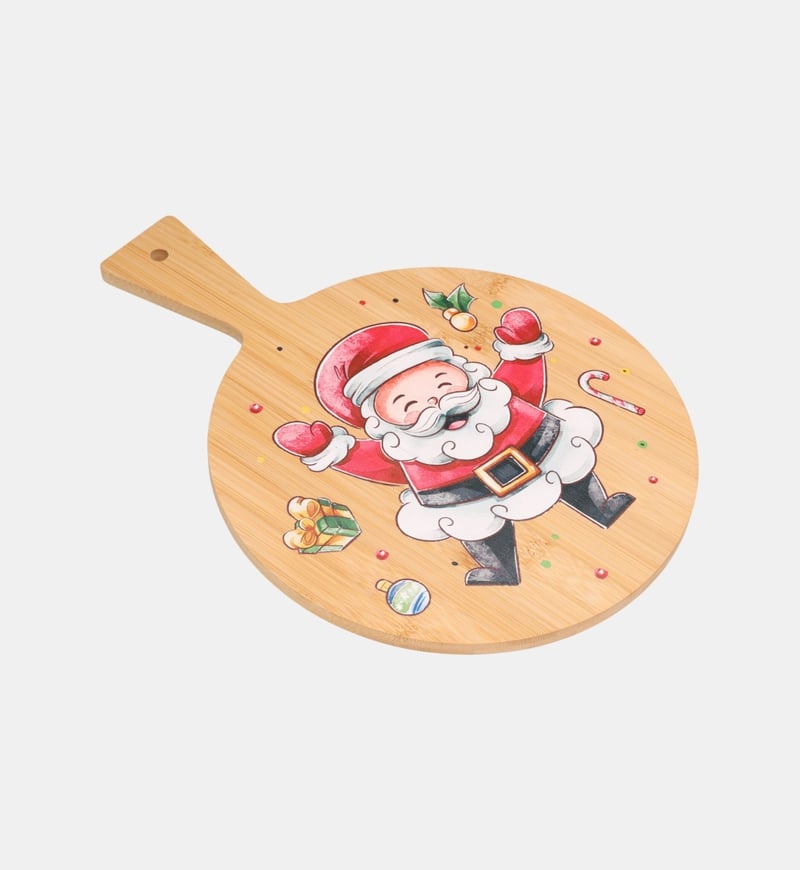 Bamboo Christmas Serving Tray