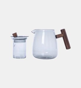 Home Deco and More Wooden Handle Tea Pot - 17x11x13.5 Cm, Packshot View