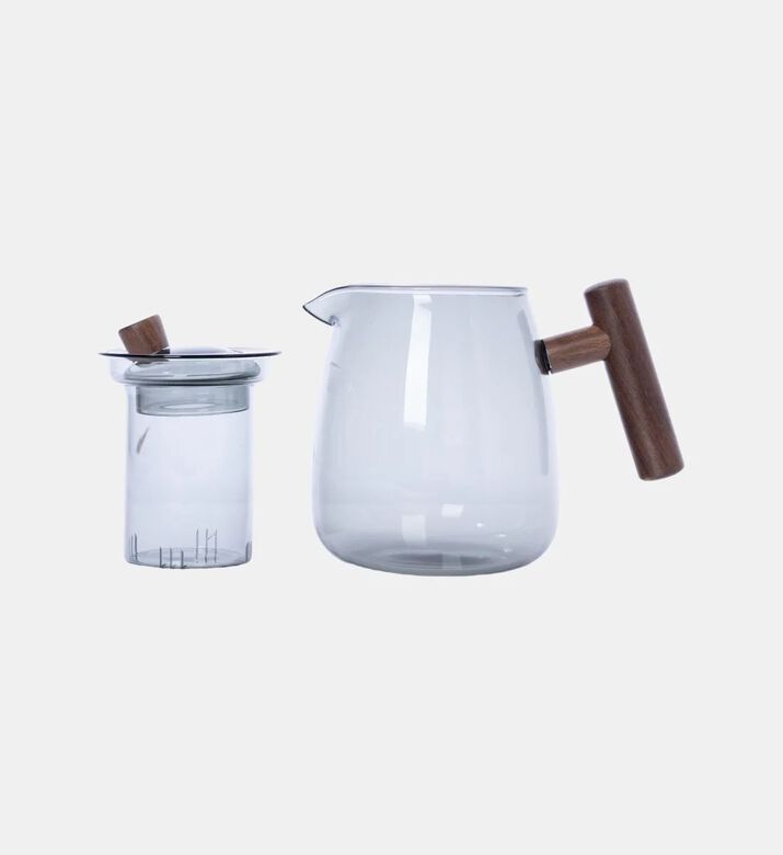 Home Deco and More Wooden Handle Tea Pot - 17x11x13.5 Cm, Packshot View