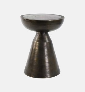Light and Living Pajsa Metal Bronze Finish Side Table, Packshot View