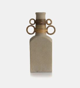 Jolipa Celine Cement 4-rings Vase, Natural, Packshot View