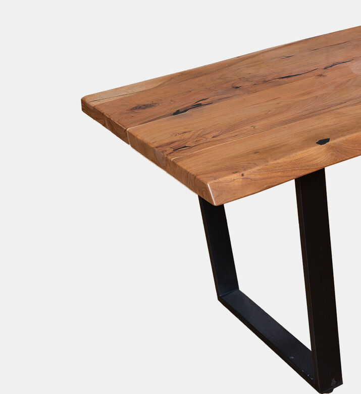 Home Deco and More Edge Wood Dinning Table, Packshot View