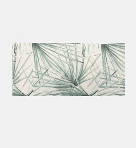 Home Deco and More Green Leaves Printed Table Cover, Packshot View