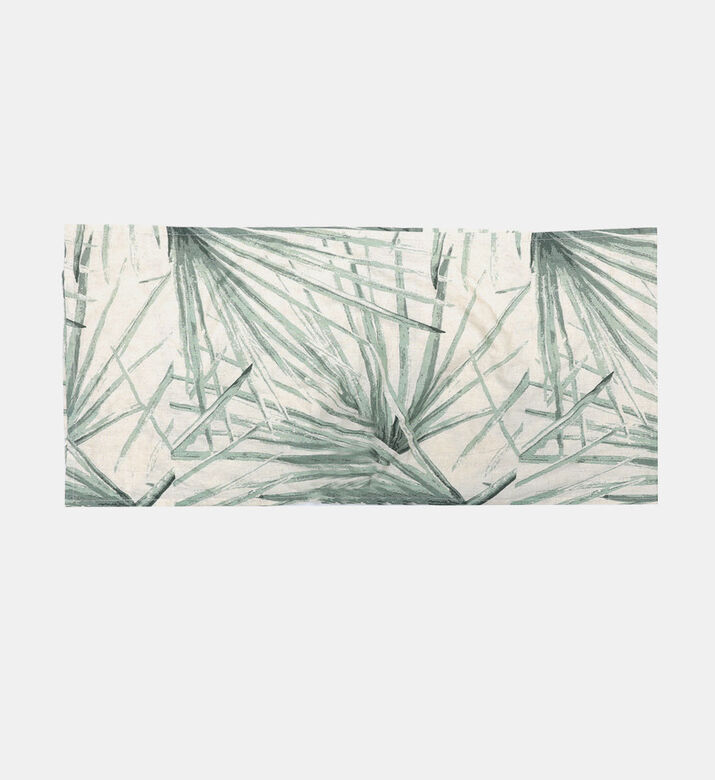 Home Deco and More Green Leaves Printed Table Cover, Packshot View