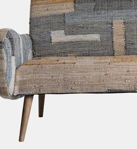 Home Deco and More Cobos Loveseat Rug Sofa, Multicolor, Packshot View