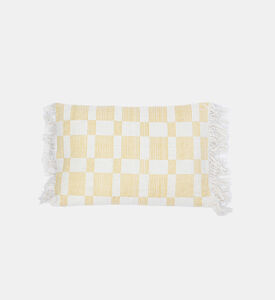 Home Deco and More Poltro Frayed Edges Cotton Cushion, Packshot View