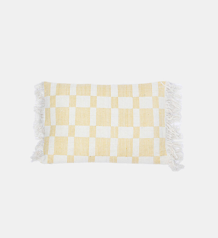 Home Deco and More Poltro Frayed Edges Cotton Cushion, Packshot View