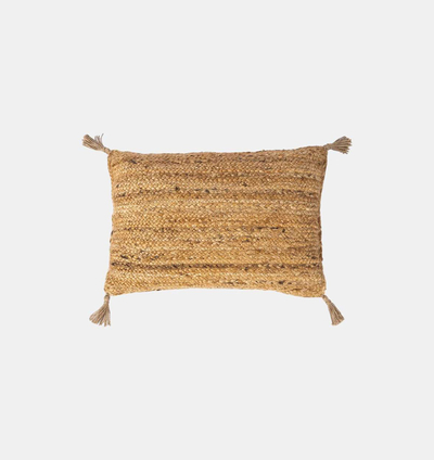 Molly Jute Pom Pom Cushion