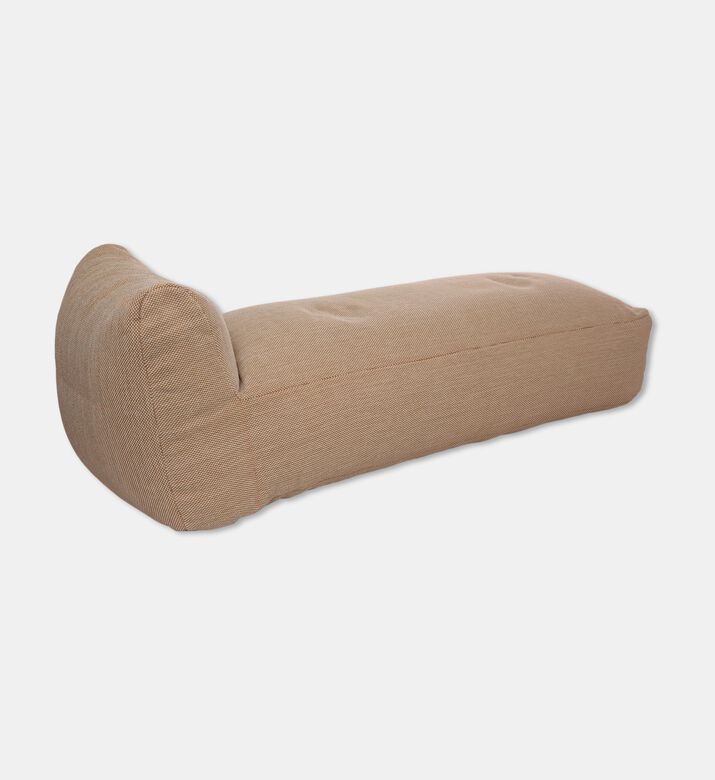 Home Deco and More Nirvana Multipurpose Outdoor Pouf, Orange, Packshot View