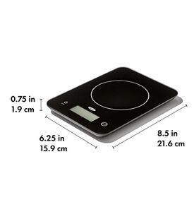 Oxo Good Grips Everyday Glass Food Scale, Packshot View