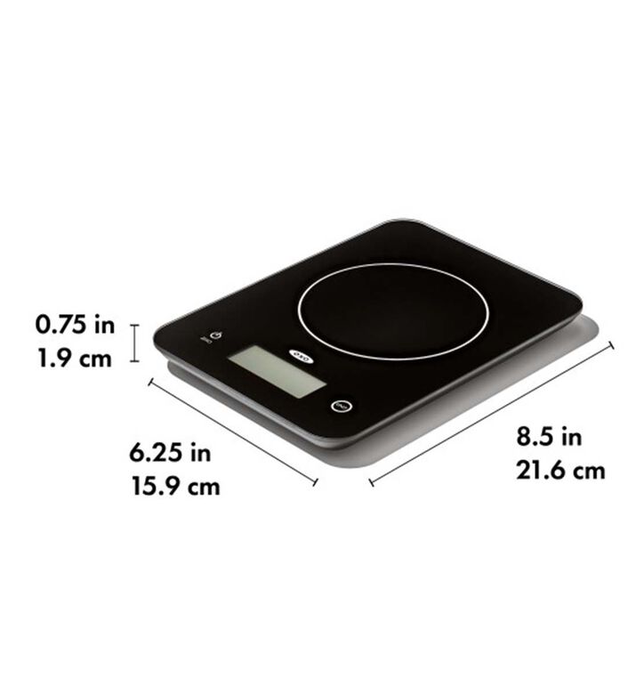 Oxo Good Grips Everyday Glass Food Scale, Packshot View
