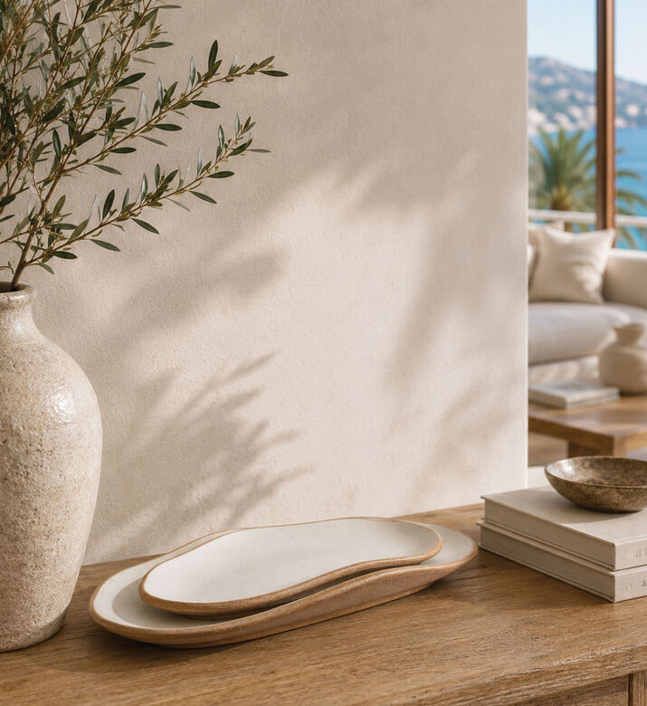 Home Deco and More Dual Platter Set Of 2, Packshot View