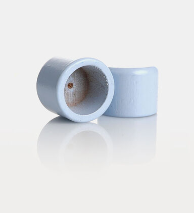 Wooden Cylinder Curtain End Cap