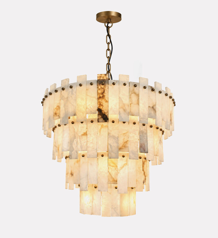 Home Deco and More Elegant 4-tier Alabaster Chandelier, Packshot View