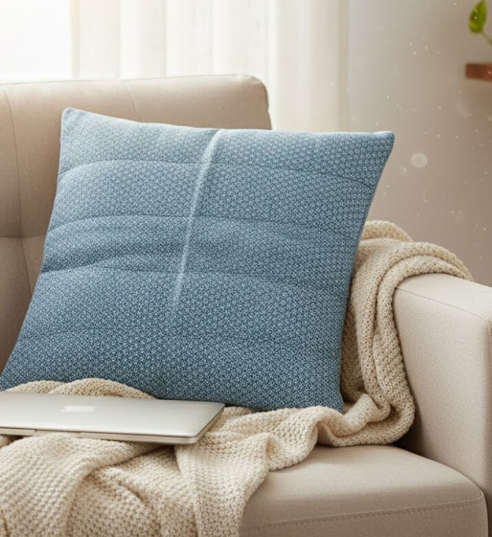 Home Deco and More Printed Square-shaped Cushion, Packshot View