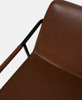 Boto Metal Leather Lounge Chair