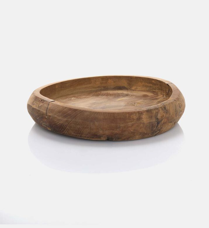 Teak Wood Round Bowl